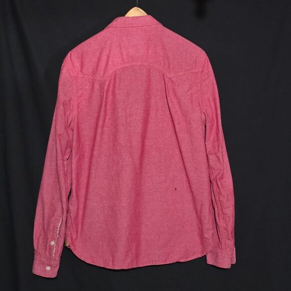 Cult of Individuality Made in USA  Handmade HANK WORKSHIRT - Red - Sz M* - Picture 7 of 9